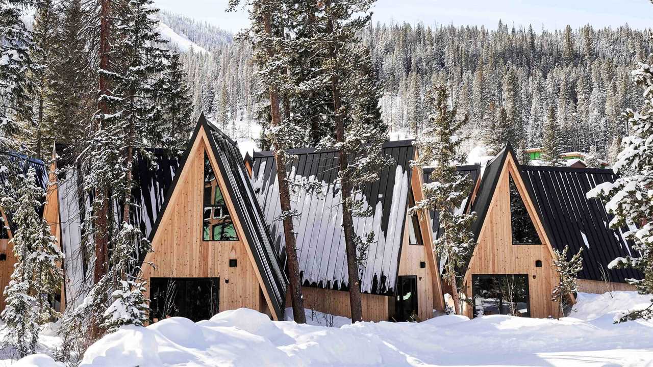 One Night In a Colorado A-Frame Village Inspired by 1970s Ski Style