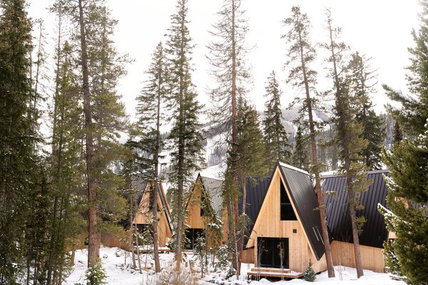 One Night In a Colorado A-Frame Village Inspired by 1970s Ski Style