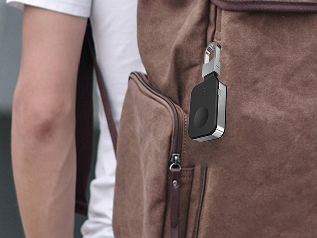 Get two wireless Apple Watch keychain chargers for just $37