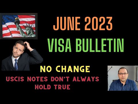 June 2023 Visa Bulletin, USCIS notes within the VB don't always hold true.