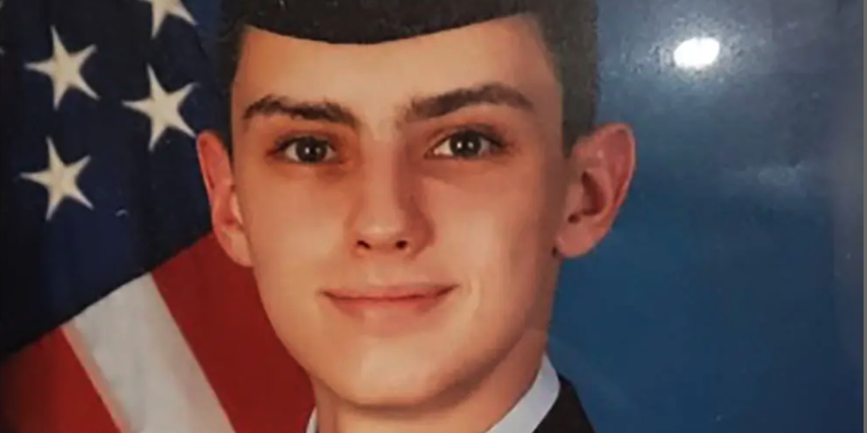 Jack Teixeira as a young man, in uniform.