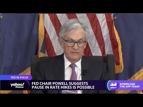 Fed Chair Powell signals a potential rate pause in panel speech