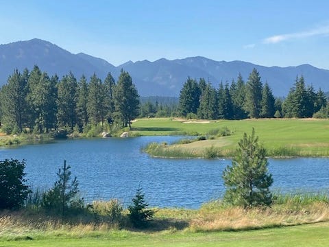 Golf course view at Tumble Creek.