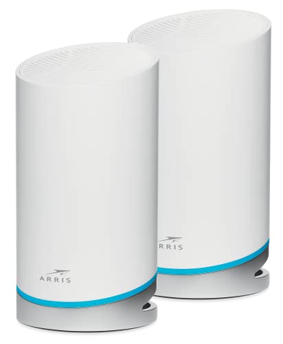 ARRIS SURFboard mAX W121 Tri-Band Mesh Wi-Fi 6 System | AX6600 Wi-Fi Speeds up to 6.6 Gbps | Co…