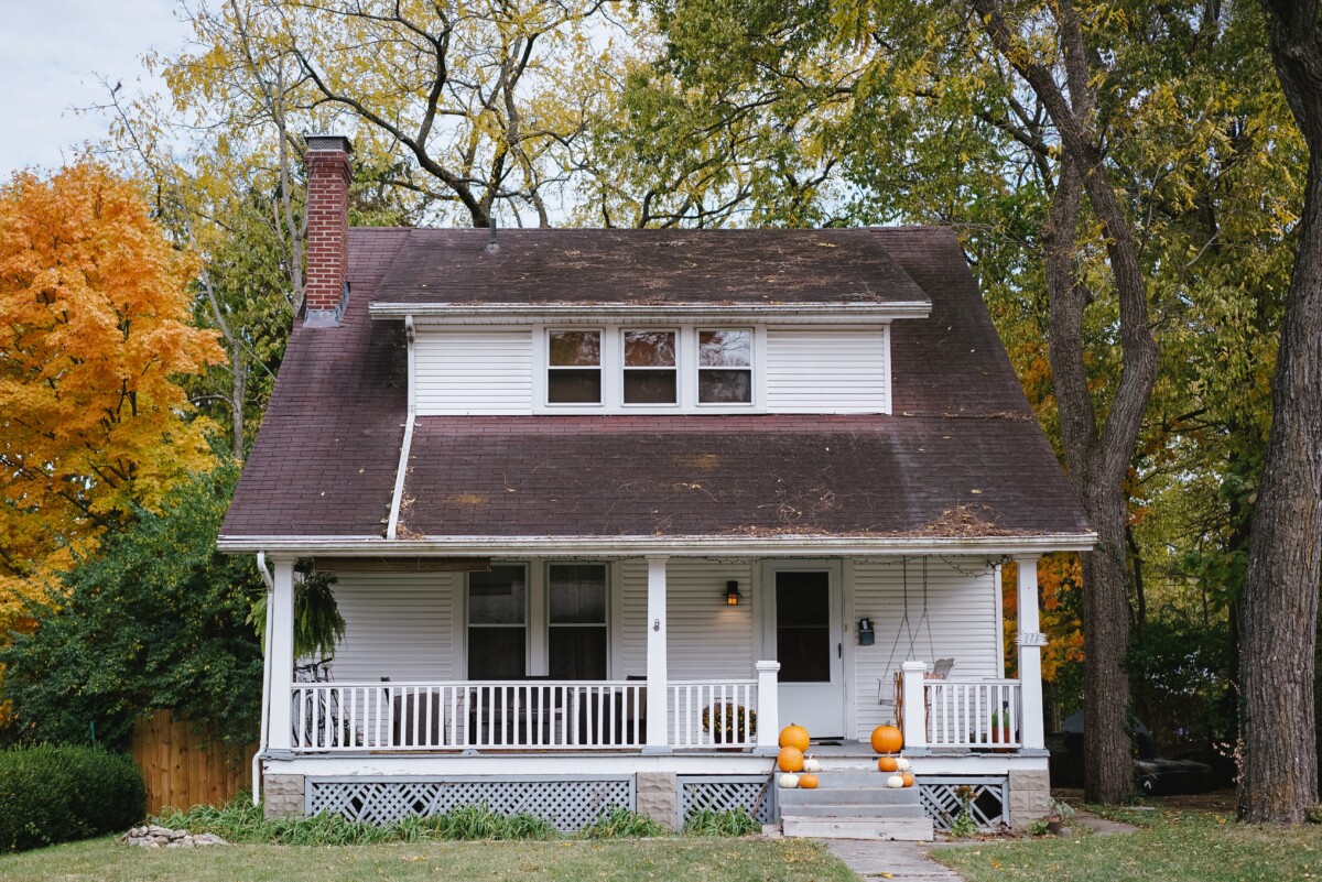 american foursquare style home in virginia