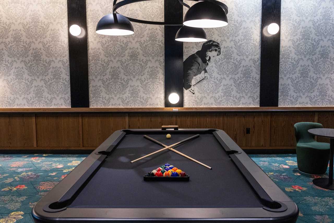 billiards at Metropolitan Park, the first phase of Amazon's HQ2 second headquarters in Arlington, Virginia