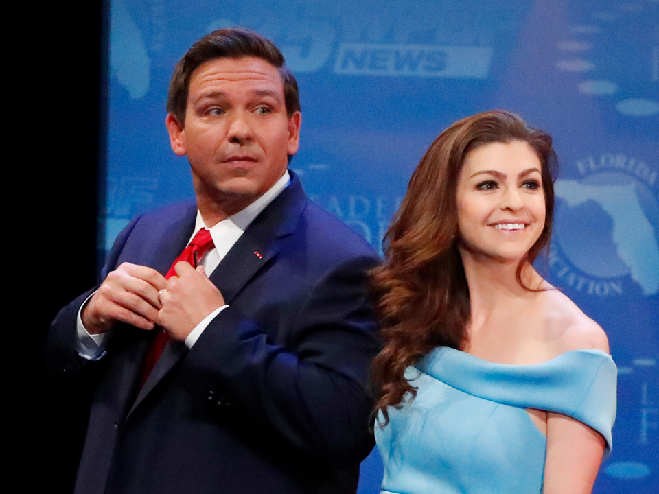 Ron DeSantis and wife Casey DeSantis