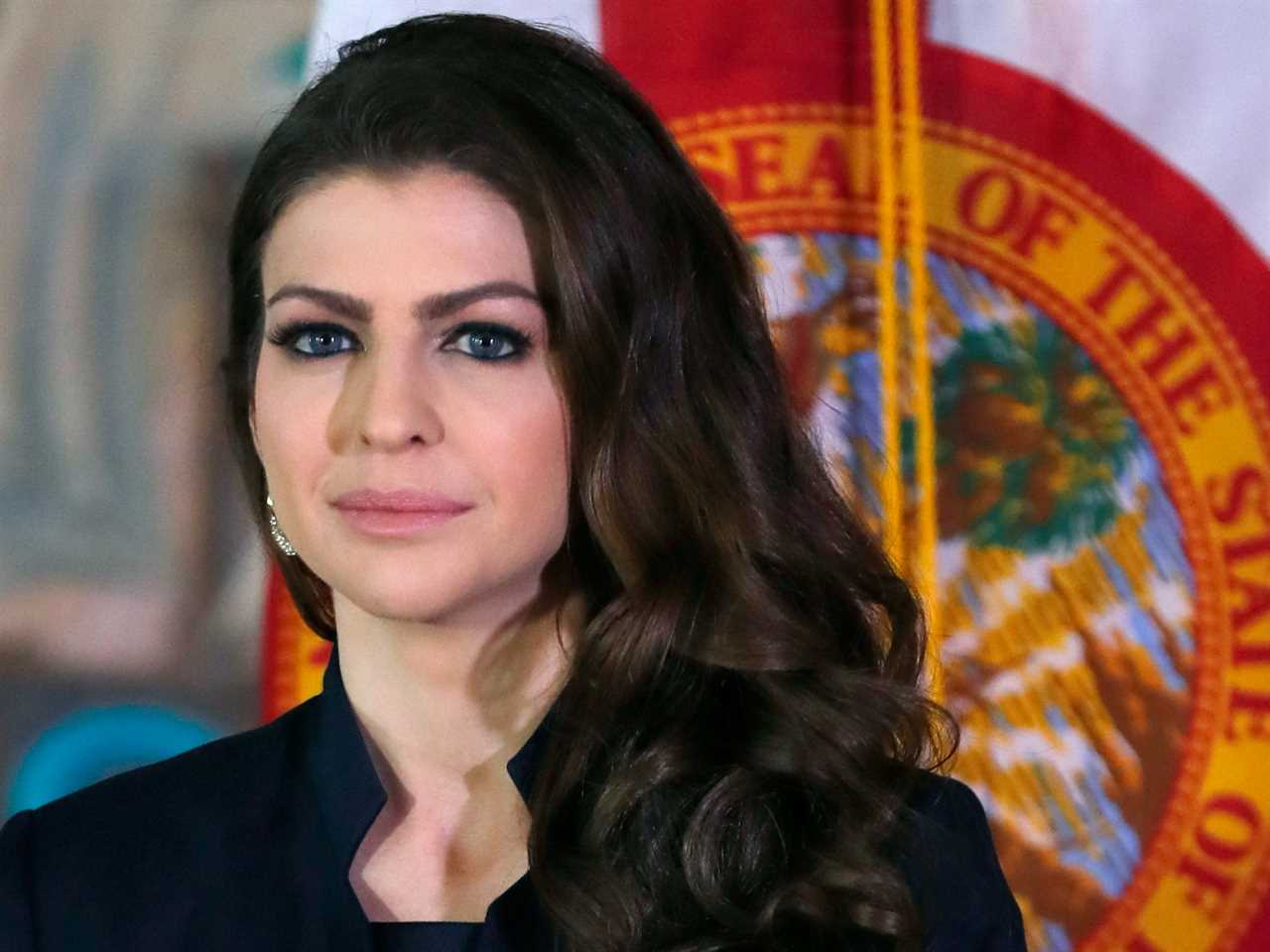 Florida first lady Casey DeSantis in Miami. On October 4, 2021, her husband Gov. Ron DeSantis announced that she has breast cancer.