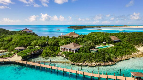 "Natural treasures like the turquoise waters, dense jungle terrain, and pristine white beaches make Little Pipe Cay a picture-perfect Caribbean paradise,