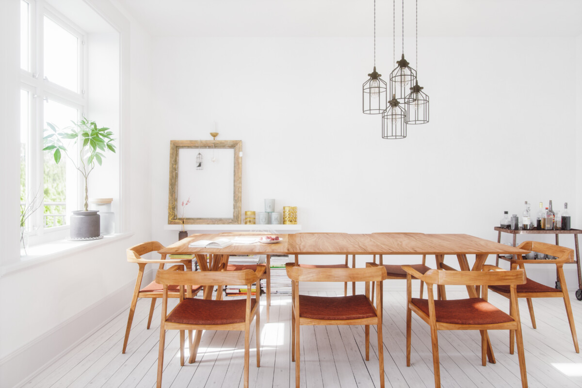 Scandinavian Design Dining Room Interior