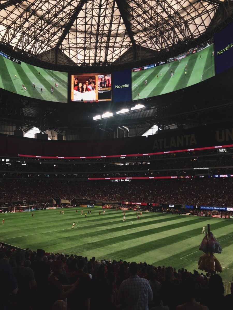 Mercedes Benz stadium in Atlanta, GA