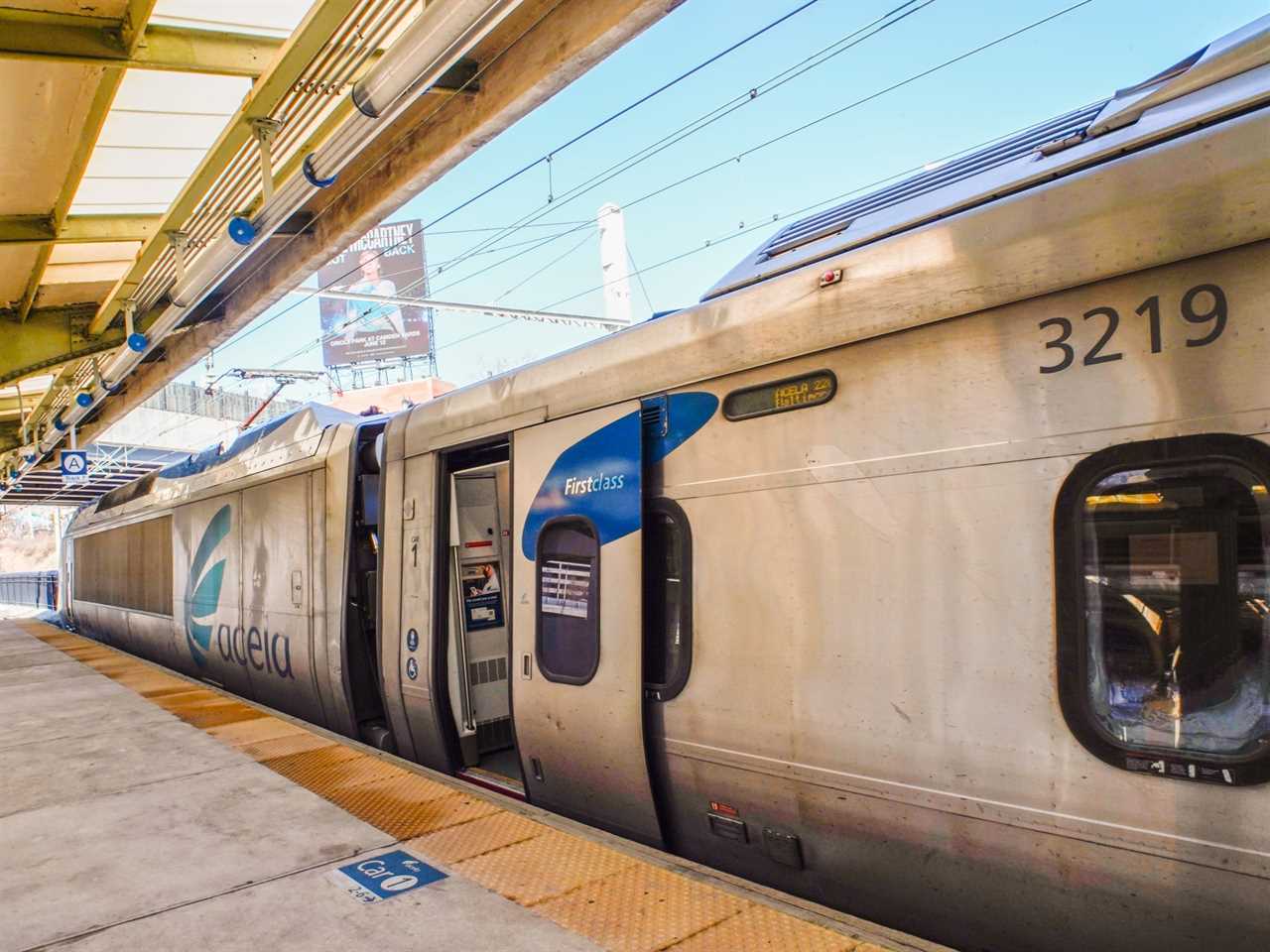 first class car on an Amtrak Acela