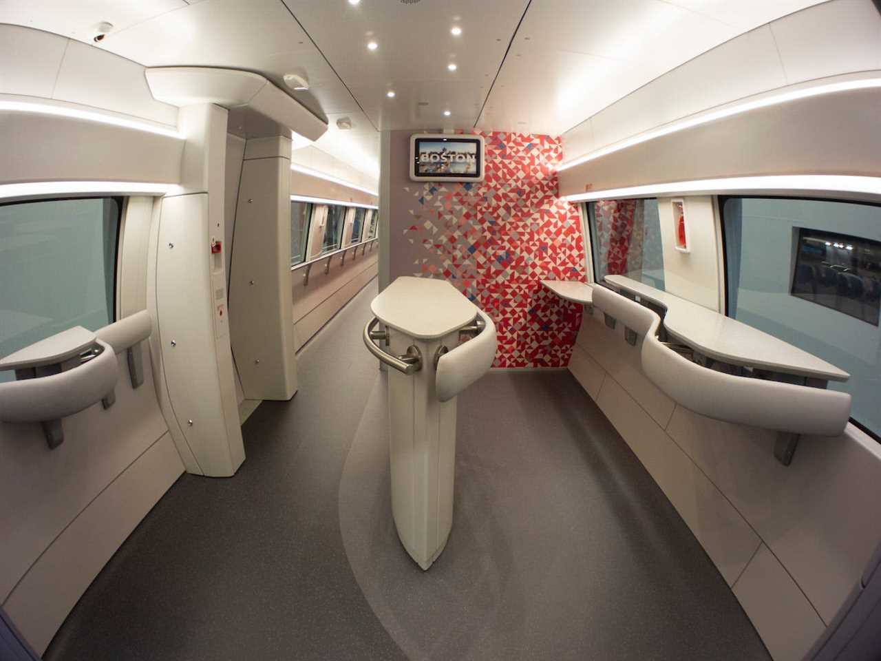 Amtrak new Acela trains interior