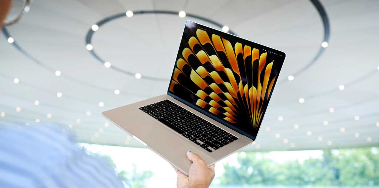 15-inch MacBook Air with M2 chip unveiled during the WWDC 2023 keynote