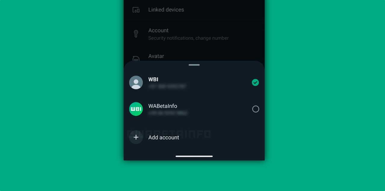 WhatsApp multi-account