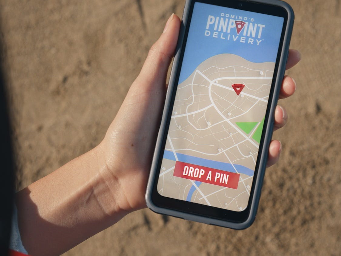 Domino's Pinpoint Delivery app