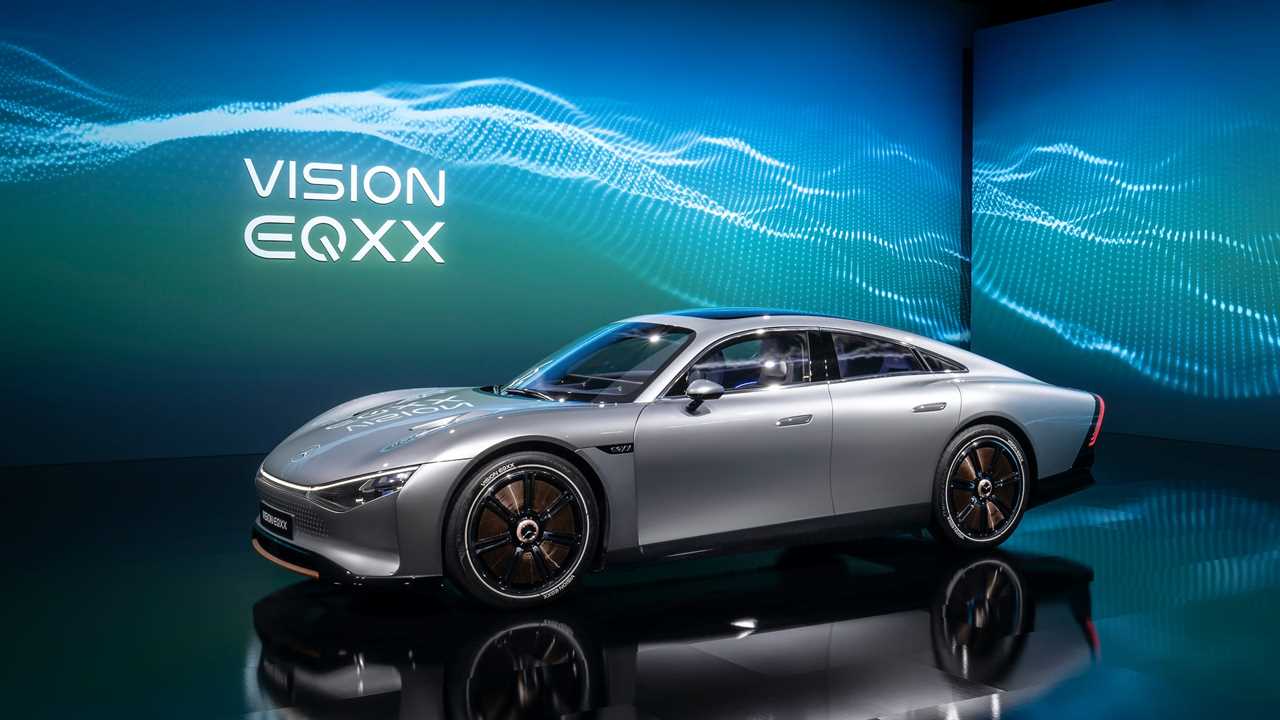 Mercedes-Benz Vision EQXX concept EV.