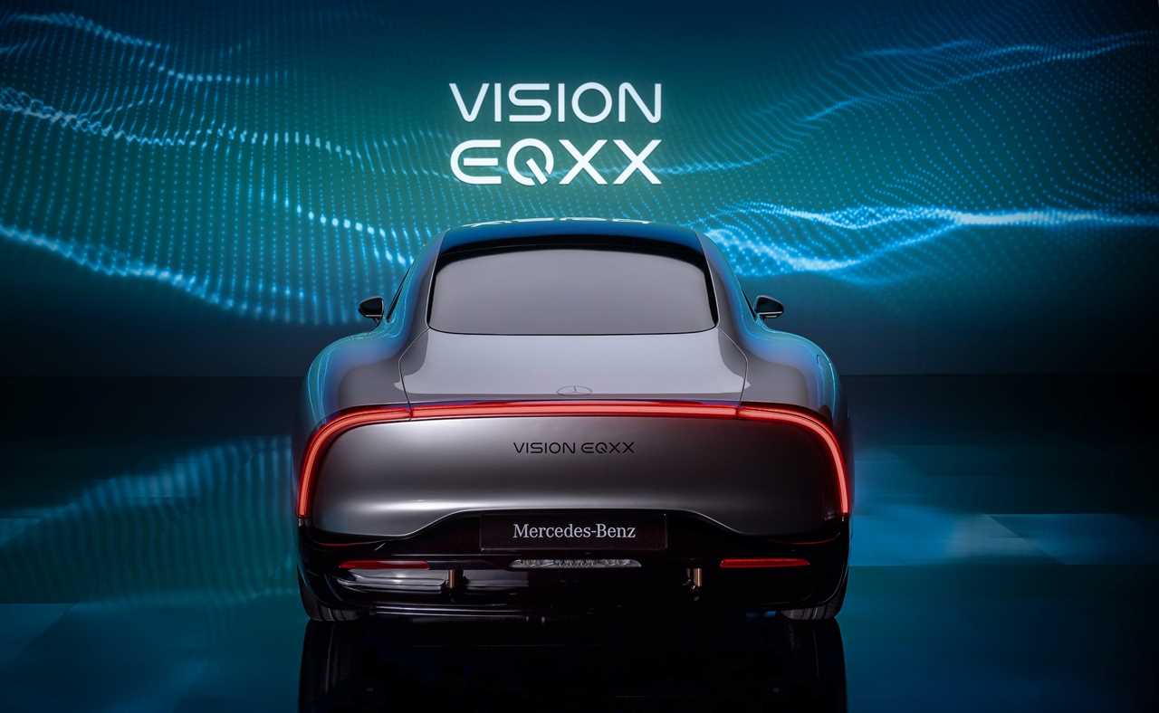 Mercedes-Benz Vision EQXX concept EV.