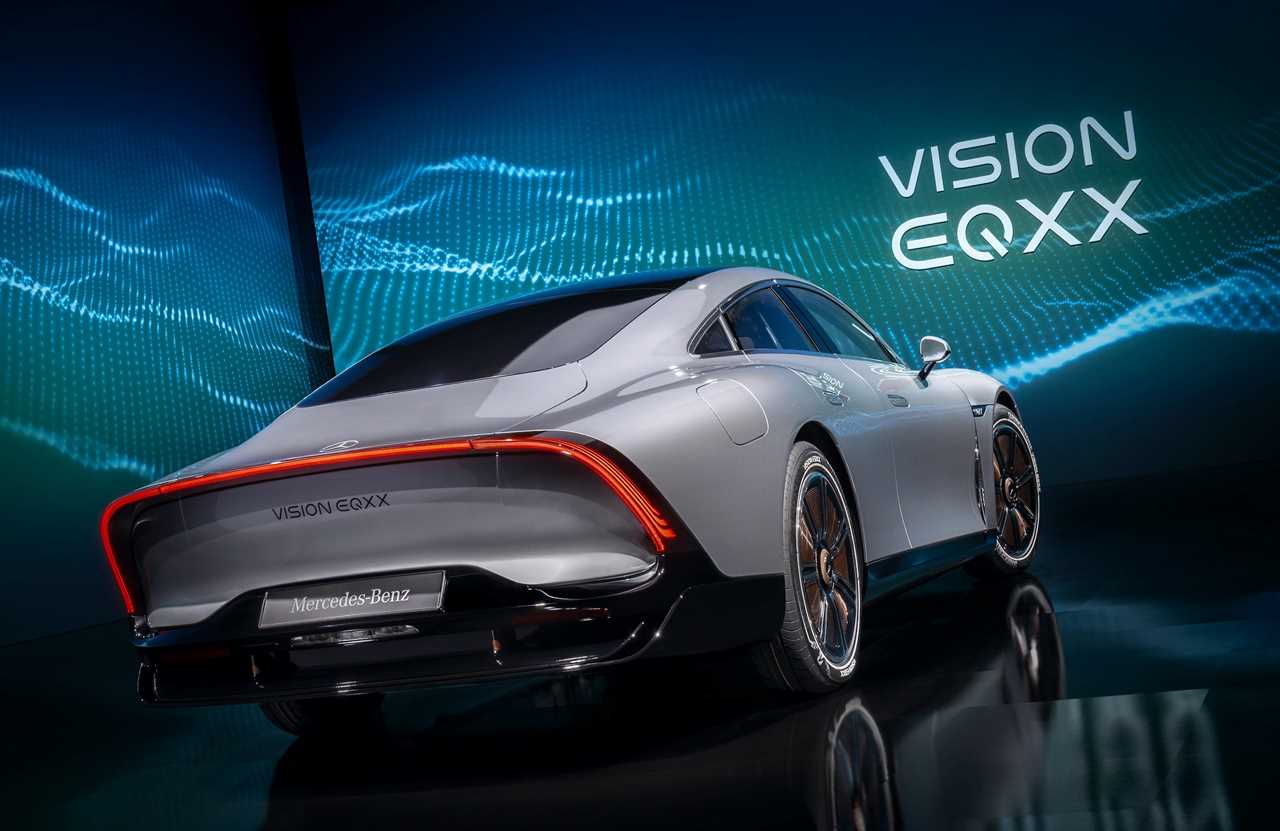 Mercedes-Benz Vision EQXX concept EV.