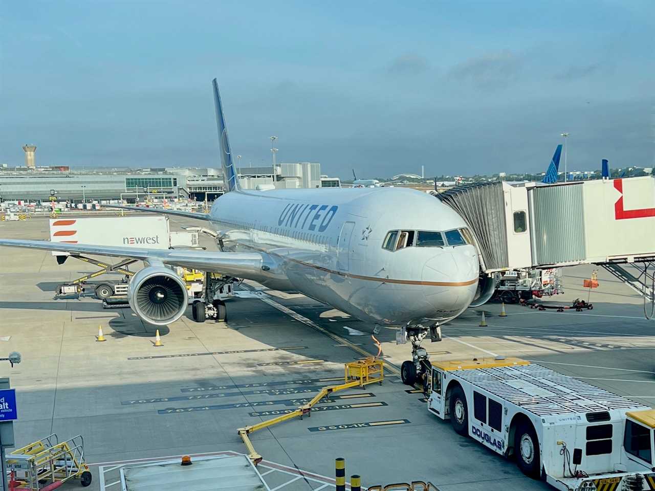 Flying on United's 767-300ER.