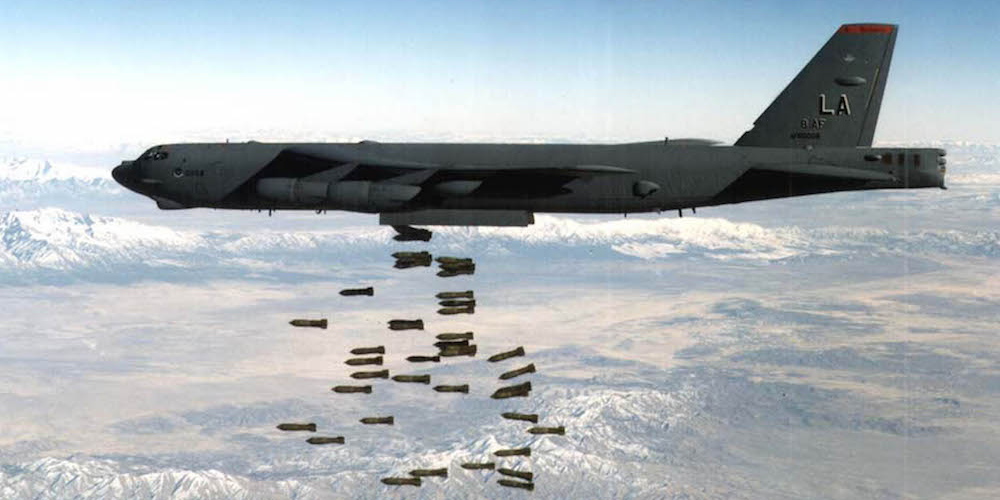 B-52 cluster bombs