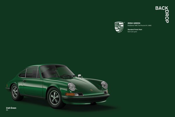 First seen in 1964 on a 356C sports car, Irish Green is also one of the first colors to ever grace the Porsche 911. It’s as timeless as the sports car itself.