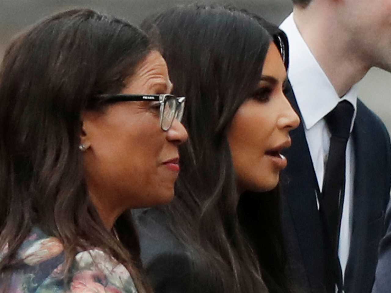 Kim Kardashian departs the West Wing after meetings at the White House in Washington, U.S., May 30, 2018. REUTERS/Carlos Barria