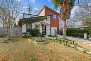 home in austin texas with palm tree