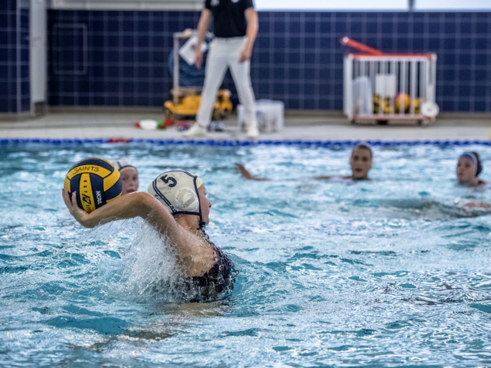 Thompson playing water polo
