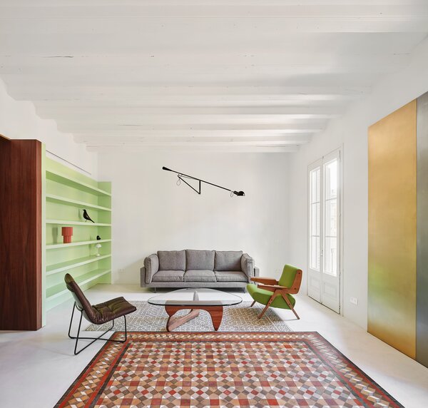 With Floor Tiles as Good as the Ones in This Historic Barcelona Apartment, Everything Goes