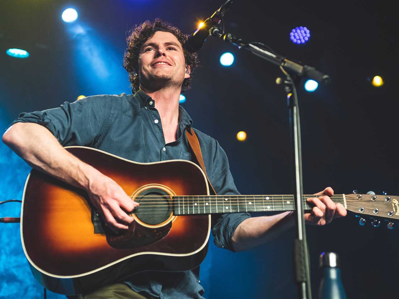 Australian singer-songwriter Vance Joy performs in Madrid, Spain in April.