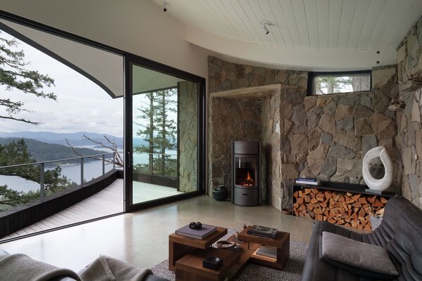 This Island Cabin in Canada Comes With a Private 52.7-Acre Mountain