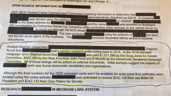 Guns, Burner Phones and Fake Registrations – The Buried Michigan Voter Fraud Scandal: GBI Strategies Director Gary Bell Had 70 Organizations Operating in 20 States in 2020 – TIED TO JOE BIDEN CAMPAIGN