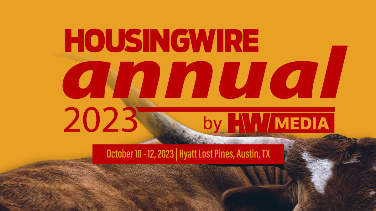 Catch the No. 1 purchase mortgage originator on stage at HW Annual 2023