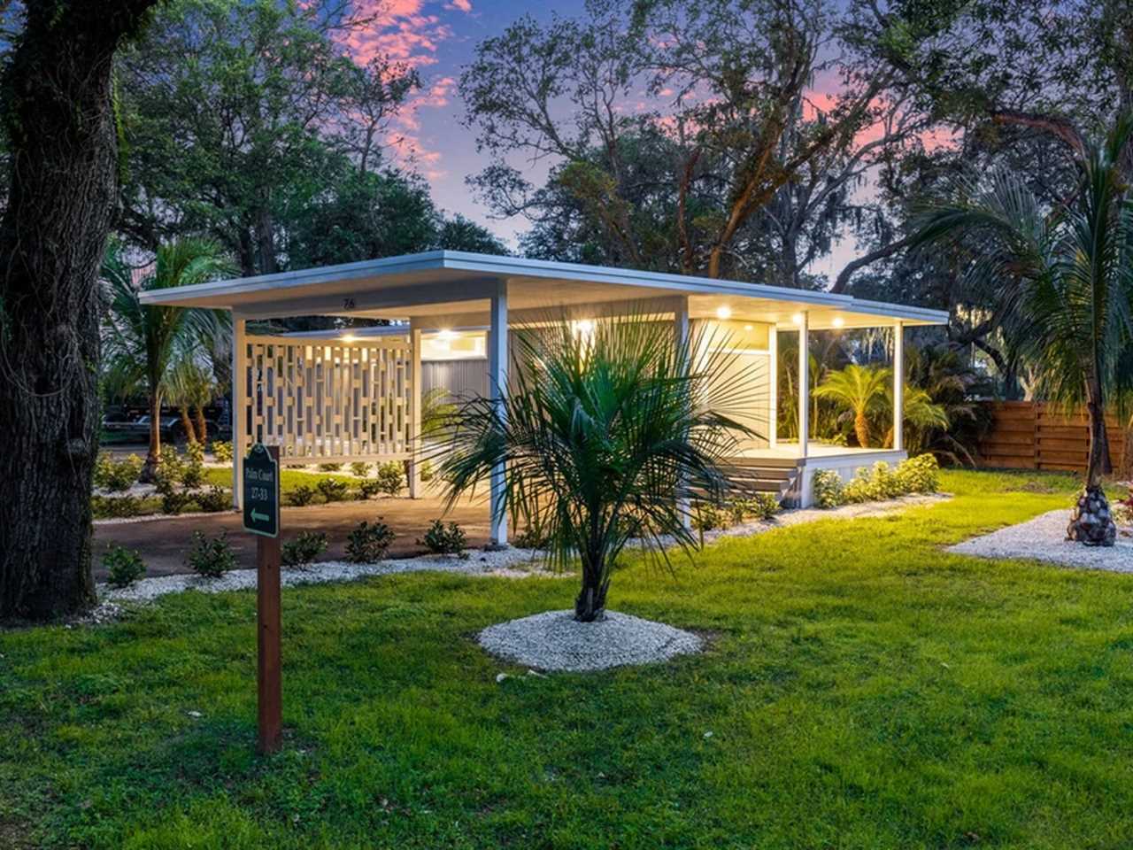 The N1 tiny home at Escape Tampa Bay's The Oaks