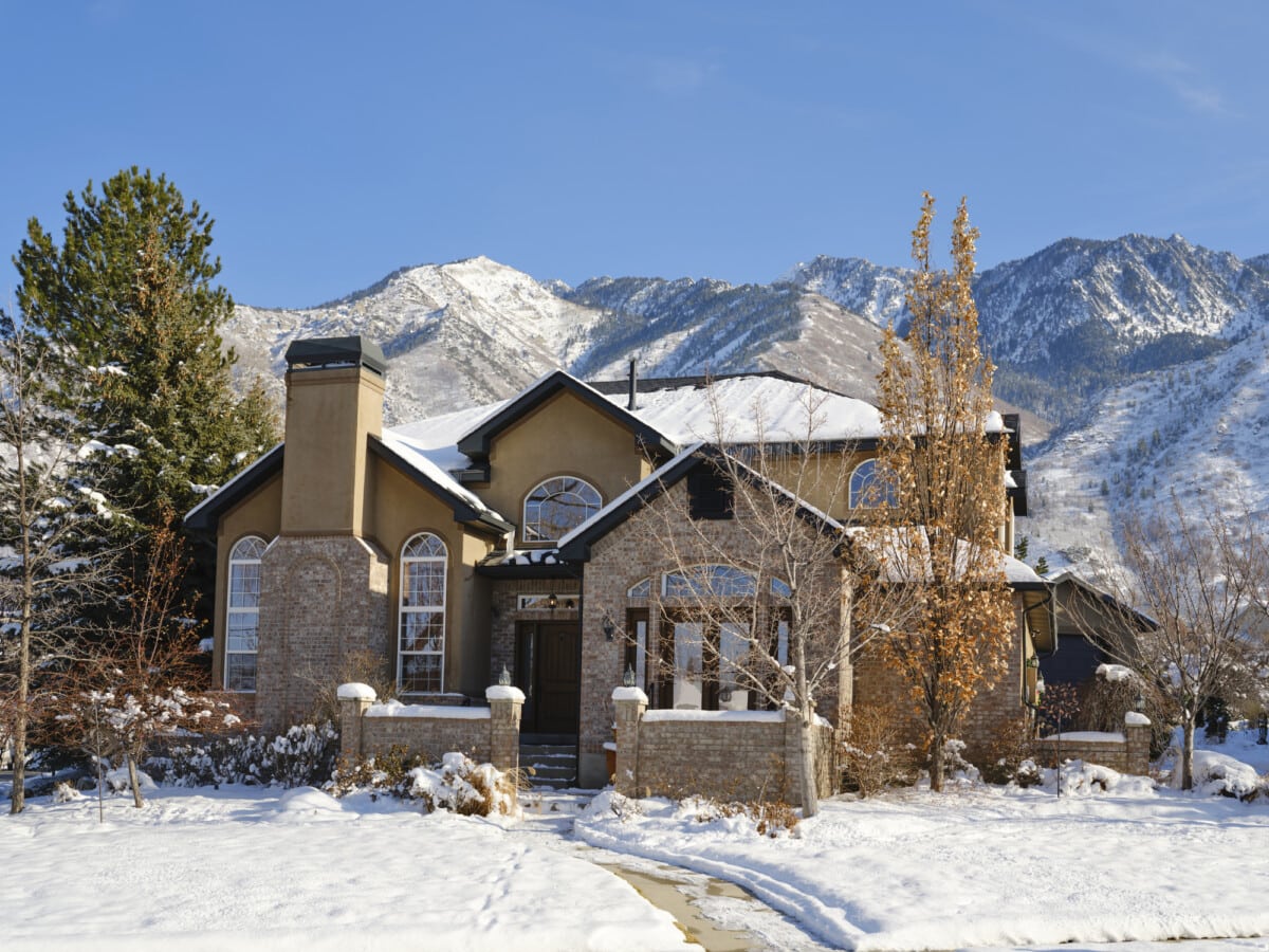 Luxury Home in Winter