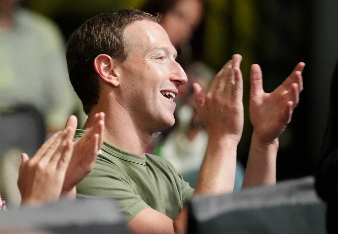 Mark Zuckerberg, founder and CEO of Facebook/Meta, is seen in attendance during the UFC Fight Night event at UFC APEX on October 01, 2022 in Las Vegas, Nevada.