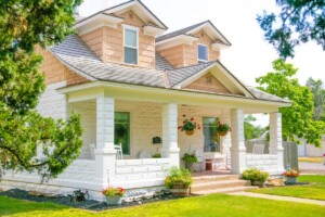 charming white craftsman home