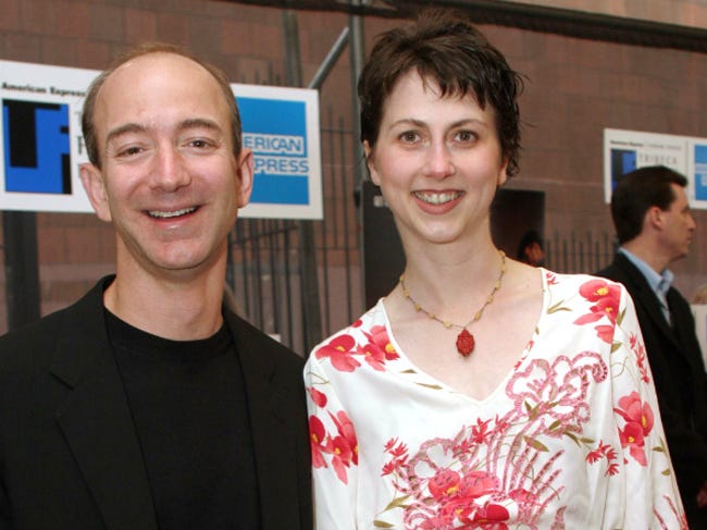 jeff and mackenzie bezos