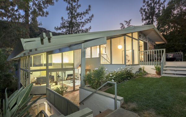 Huge Windows Open This $1.6M L.A. Midcentury to Its Hillside Site