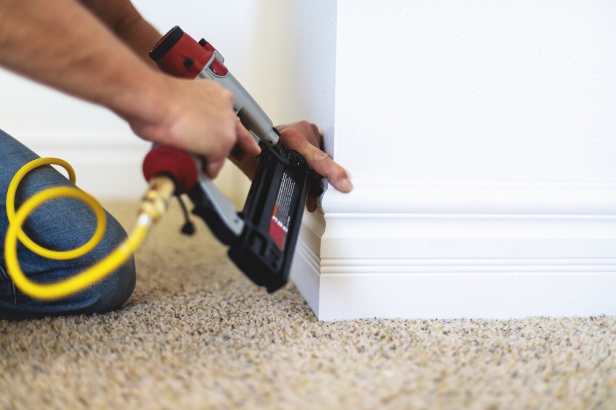 Installing baseboards