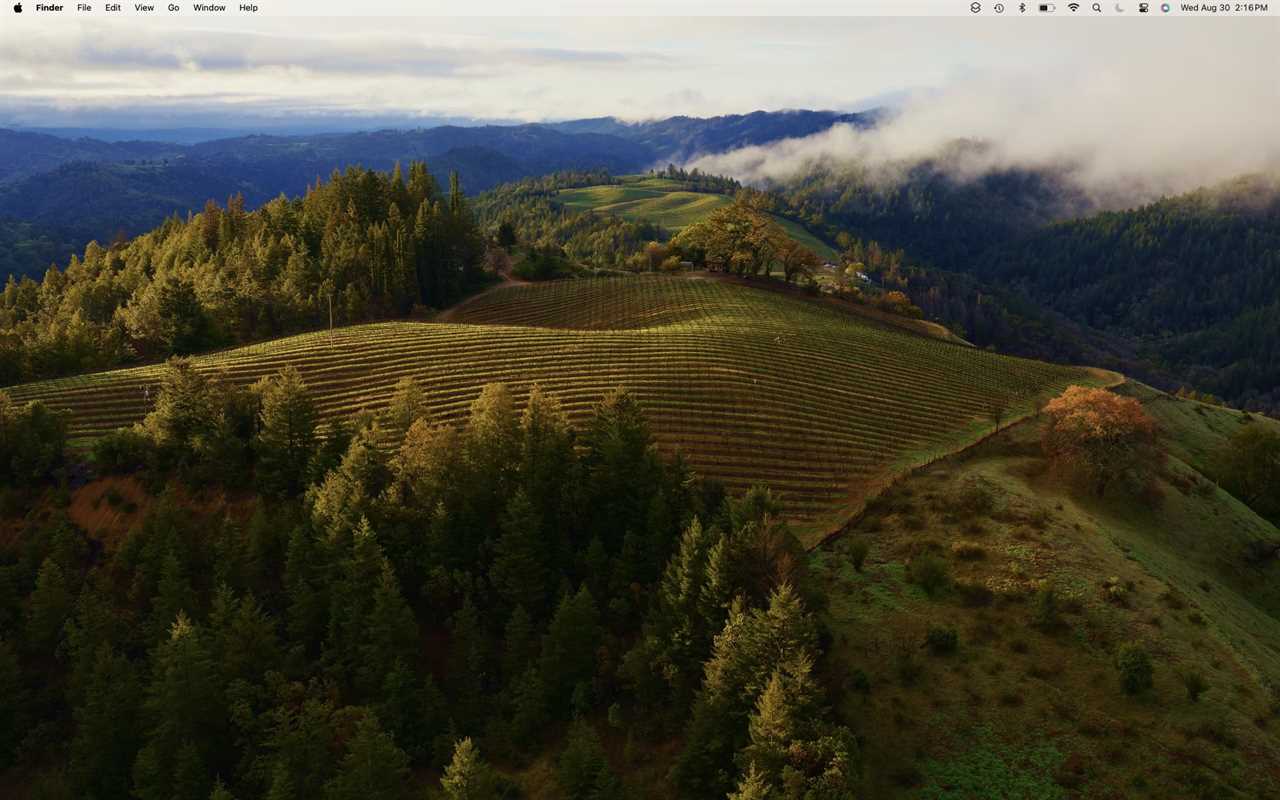 macOS Sonoma wallpaper: Sonoma Horizon