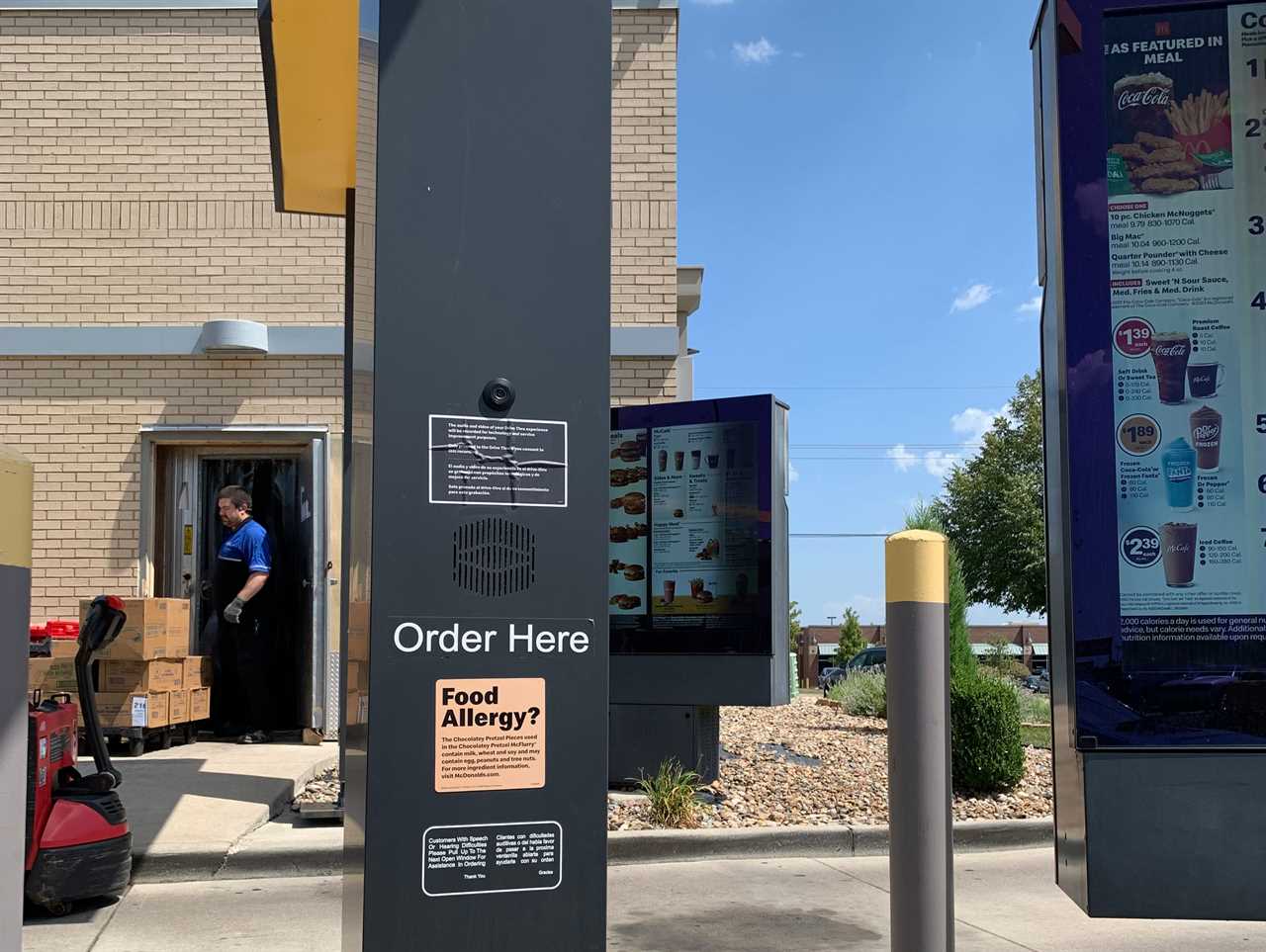 McDonald's drive-thru speaker