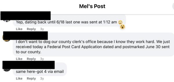 IT WAS NOT JUST GBI STRATEGIES! Multiple MI Clerks Reported Receiving Late Voter Registrations – Include Photos from MI SOS Jocelyn Benson’s Office Marked “PPE” – Delivered Only ONE Day Before Election – What’s Going On?