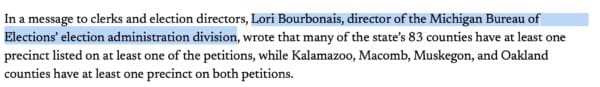 IT WAS NOT JUST GBI STRATEGIES! Multiple MI Clerks Reported Receiving Late Voter Registrations – Include Photos from MI SOS Jocelyn Benson’s Office Marked “PPE” – Delivered Only ONE Day Before Election – What’s Going On?