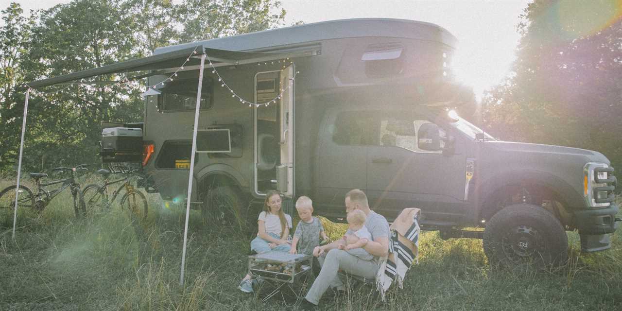 People sitting outside the RexRover