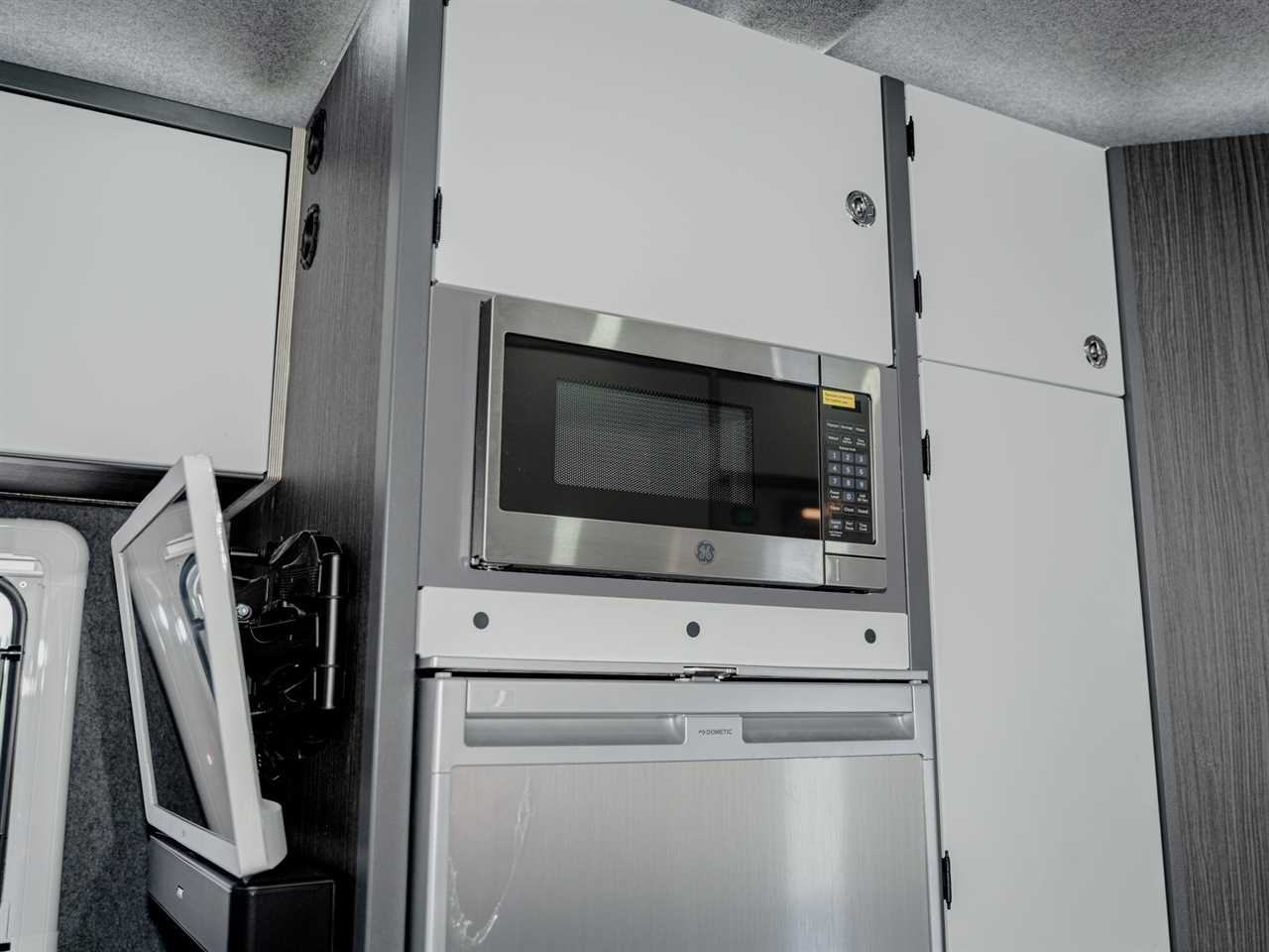 a microwave in the RexRover