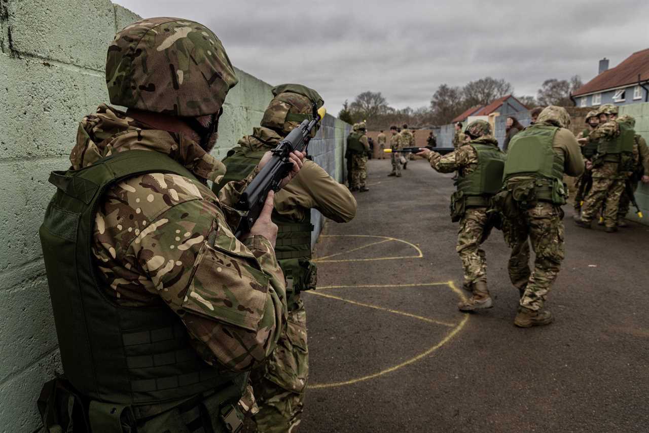 Ukrainian marines British training