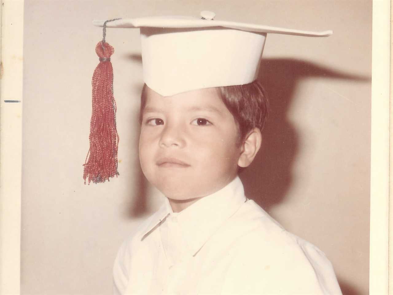 Erasmo Guerra as a kid