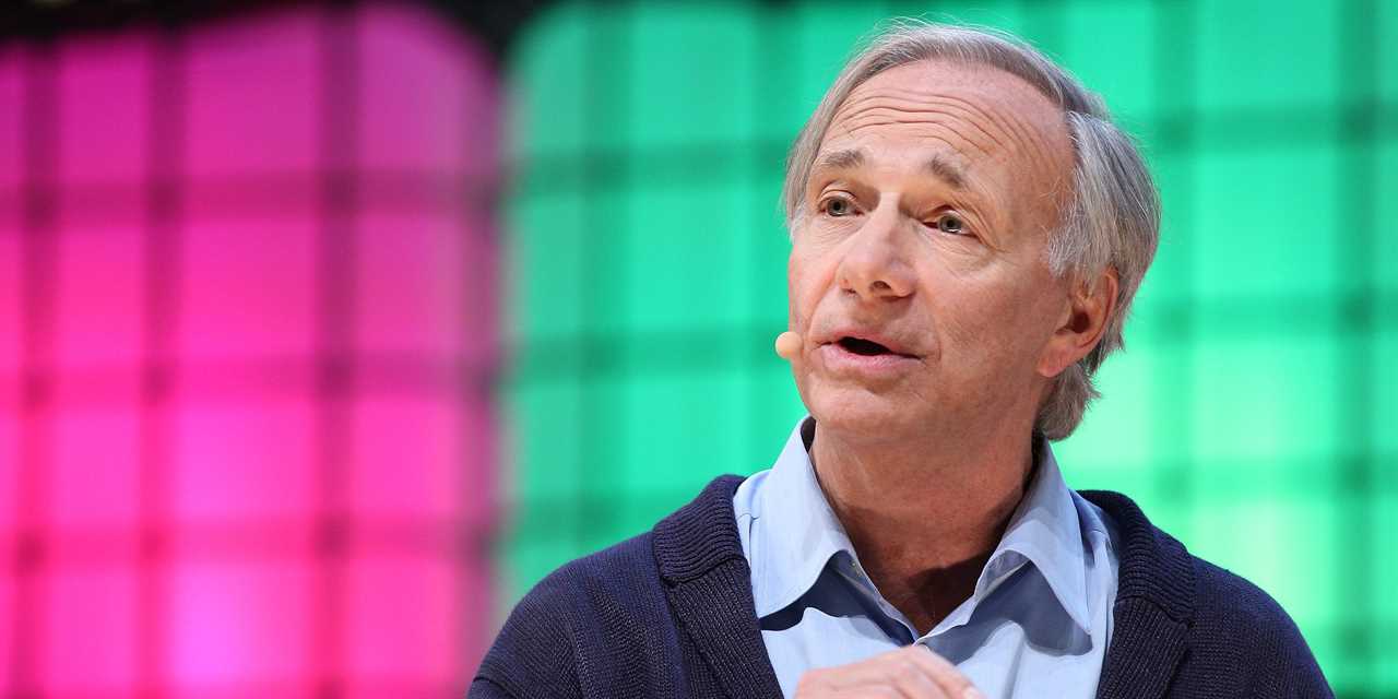 Ray Dalio speaks during the Web Summit 2018 in Lisbon, Portugal on November 7, 2018.